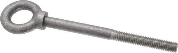 Gibraltar - 2,400 Lb Capacity, Steel, 1/2-13 Thread, Lifting Eye Bolt - Partially Threaded, 6" Shank, 2-1/2" Thread Length, Shoulder - Top Tool & Supply