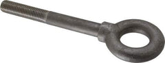 Gibraltar - 5,000 Lb Capacity, Steel, 3/4-10 Thread, Lifting Eye Bolt - Partially Threaded, 6" Shank, 2-1/2" Thread Length, Shoulder - Top Tool & Supply