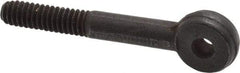 Gibraltar - 1/4-20, External Male Thread, Steel, Eye Hole Head, Rod End - Black Oxide Finish, 1/4" Shank Diam, 2" Hole Center to End, Grade 1030, 3/4" Thread Length - Top Tool & Supply