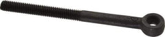 Gibraltar - 3/8-16, Steel, Eye Hole Head, Rod End - Black Oxide Finish, 3/8" Shank Diam, 5-3/8" Hole Center to End, Grade C-1030, 2-1/2" Thread Length - Top Tool & Supply