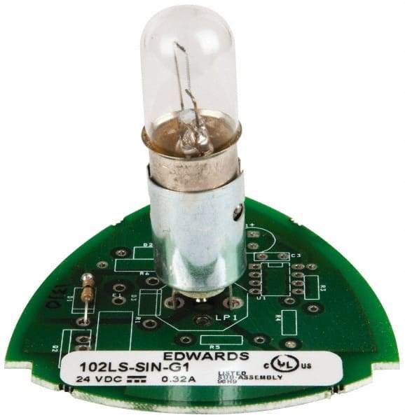 Edwards Signaling - Incandescent Lamp, Clear, Steady, Stackable Tower Light Module - 24 VDC, 0.32 Amp, IP54, IP65 Ingress Rating, 3R, 4X NEMA Rated, Panel Mount, Pipe Mount - Top Tool & Supply