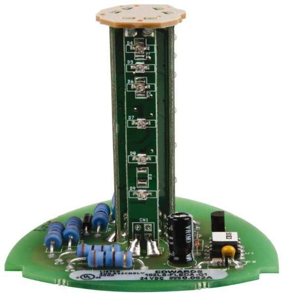 Edwards Signaling - LED Lamp, Amber, Flashing, Stackable Tower Light Module - 24 VDC, 0.06 Amp, IP54, IP65 Ingress Rating, 3R, 4X NEMA Rated, Panel Mount, Pipe Mount - Top Tool & Supply