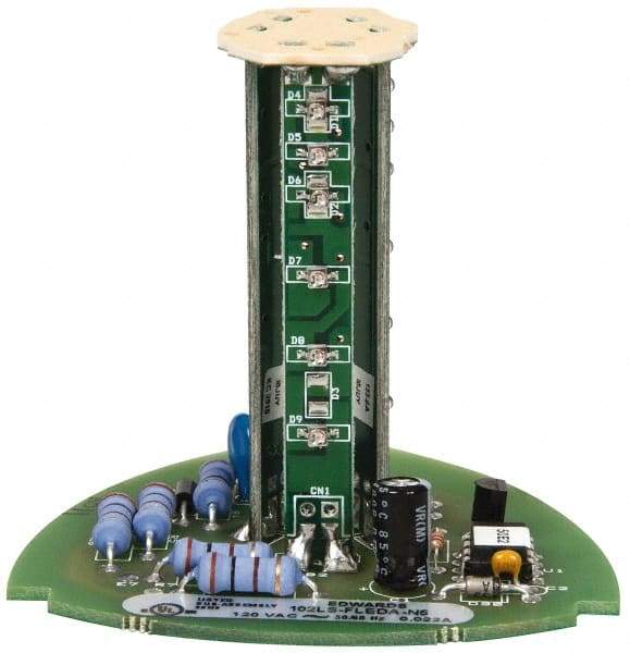 Edwards Signaling - LED Lamp, Amber, Flashing, Stackable Tower Light Module - 120 VAC, 0.02 Amp, IP54, IP65 Ingress Rating, 3R, 4X NEMA Rated, Panel Mount, Pipe Mount - Top Tool & Supply