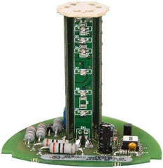 Edwards Signaling - LED Lamp, Red, Flashing, Stackable Tower Light Module - 24 VDC, 0.06 Amp, IP54, IP65 Ingress Rating, 3R, 4X NEMA Rated, Panel Mount, Pipe Mount - Top Tool & Supply