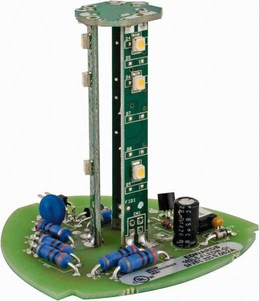 Edwards Signaling - LED Lamp, White, Flashing, Stackable Tower Light Module - 24 VDC, 0.06 Amp, IP54, IP65 Ingress Rating, 3R, 4X NEMA Rated, Panel Mount, Pipe Mount - Top Tool & Supply