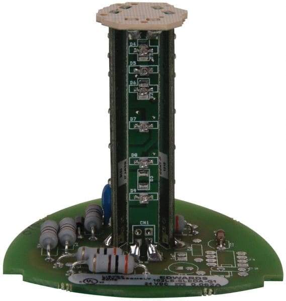 Edwards Signaling - LED Lamp, Amber, Steady, Stackable Tower Light Module - 24 VDC, 0.06 Amp, IP54, IP65 Ingress Rating, 3R, 4X NEMA Rated, Panel Mount, Pipe Mount - Top Tool & Supply