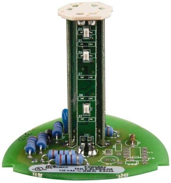 Edwards Signaling - LED Lamp, Green, Steady, Stackable Tower Light Module - 120 VAC, 0.02 Amp, IP54, IP65 Ingress Rating, 3R, 4X NEMA Rated, Panel Mount, Pipe Mount - Top Tool & Supply