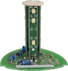 Edwards Signaling - LED Lamp, White, Steady, Stackable Tower Light Module - 24 VDC, 0.06 Amp, IP54, IP65 Ingress Rating, 3R, 4X NEMA Rated, Panel Mount, Pipe Mount - Top Tool & Supply