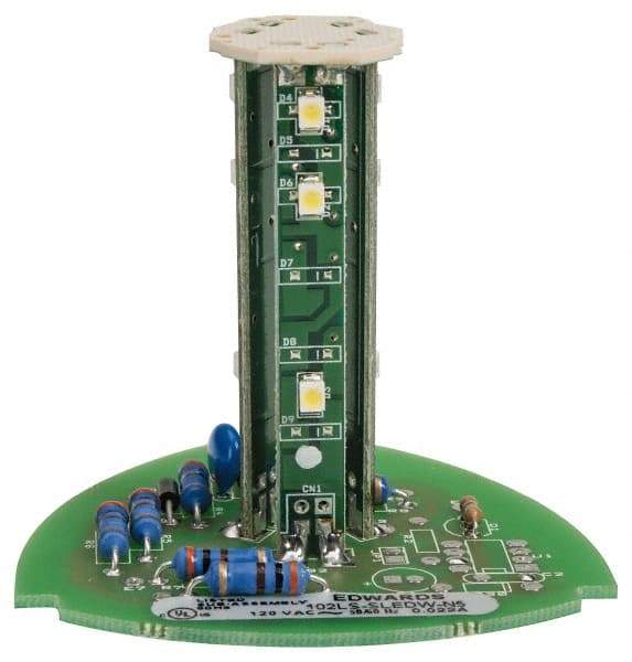 Edwards Signaling - LED Lamp, White, Steady, Stackable Tower Light Module - 120 VAC, 0.02 Amp, IP54, IP65 Ingress Rating, 3R, 4X NEMA Rated, Panel Mount, Pipe Mount - Top Tool & Supply