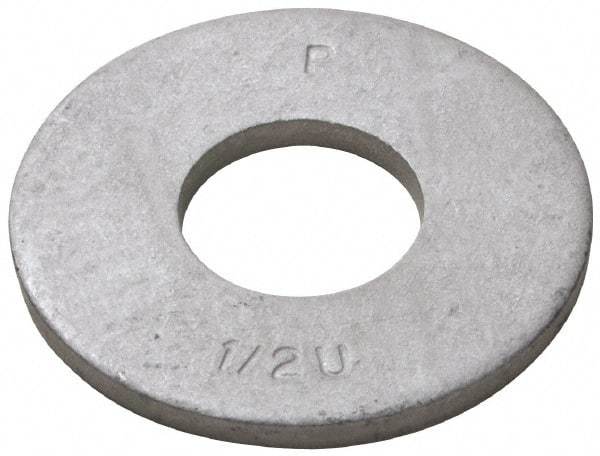 Armor Coat - 3/4" Screw, Grade 8 Alloy Steel USS Flat Washer - 13/16" ID x 2" OD, 0.156" Thick - Top Tool & Supply