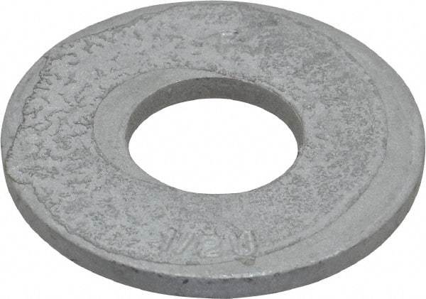 Armor Coat - 1/2" Screw, Grade 8 Alloy Steel USS Flat Washer - 9/16" ID x 1-3/8" OD, 1/8" Thick - Top Tool & Supply