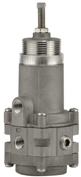 ARO/Ingersoll-Rand - 3/8 NPT Port, 20 CFM, Stainless Steel Diaphragm Operated Regulator - 2 to 150 psi Range, 250 Max psi Supply Pressure, 1/4" Gauge Port Thread, 2-1/2" Wide x 6.89" High - Top Tool & Supply