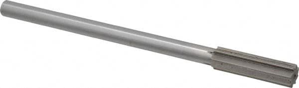 Interstate - 0.576" High Speed Steel 6 Flute Chucking Reamer - Top Tool & Supply