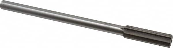 Interstate - 0.601" High Speed Steel 6 Flute Chucking Reamer - Top Tool & Supply