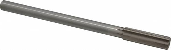 Interstate - 0.677" High Speed Steel 6 Flute Chucking Reamer - Top Tool & Supply