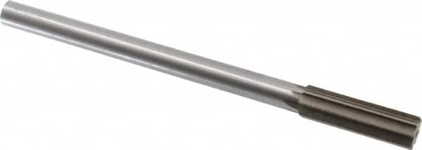 Interstate - 0.694" High Speed Steel 6 Flute Chucking Reamer - Top Tool & Supply