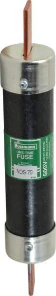 Cooper Bussmann - 600 VAC, 70 Amp, Fast-Acting General Purpose Fuse - Bolt-on Mount, 7-7/8" OAL, 10 (RMS Symmetrical) kA Rating, 1-5/16" Diam - Top Tool & Supply