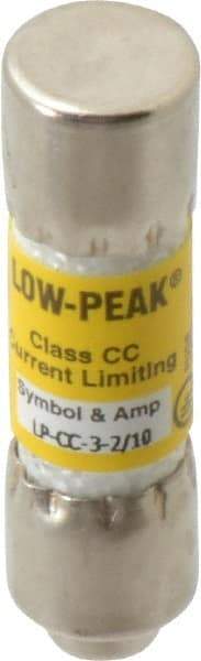 Cooper Bussmann - 150 VDC, 600 VAC, 3.2 Amp, Time Delay General Purpose Fuse - Fuse Holder Mount, 1-1/2" OAL, 20 at DC, 200 at AC (RMS) kA Rating, 13/32" Diam - Top Tool & Supply