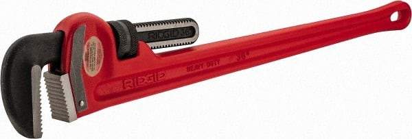 Ridgid - 36" Cast Iron & Steel Straight Pipe Wrench - 5" Pipe Capacity - Top Tool & Supply