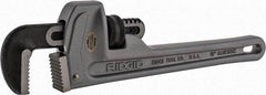 Ridgid - 10" Aluminum Straight Pipe Wrench - 1-1/2" Pipe Capacity - Top Tool & Supply