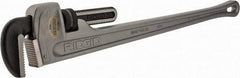 Ridgid - 36" Aluminum Straight Pipe Wrench - 5" Pipe Capacity - Top Tool & Supply