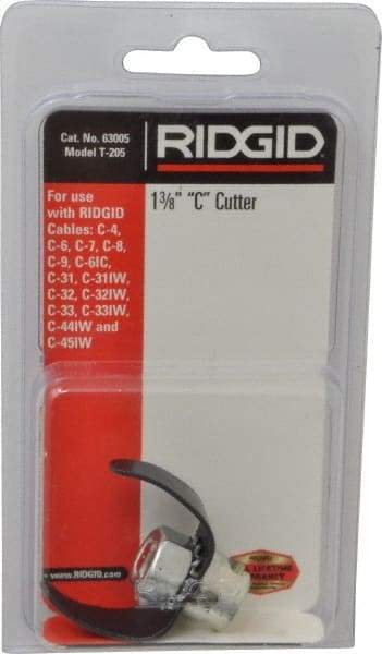 Ridgid - Drain Cleaning Machine C-Cutter - For Use with Models K39, K50, K375, K3800 & K380 - Top Tool & Supply