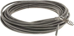 Ridgid - 5/16" x 50' Drain Cleaning Machine Cable - Drophead, 3/4" to 1-1/2" Pipe, Use with Models K39, K40 & K50 - Top Tool & Supply