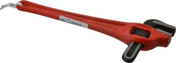 Ridgid - 18" Steel Offset Pipe Wrench - 2-1/2" Pipe Capacity - Top Tool & Supply