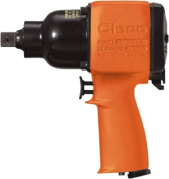 Cleco - 1" Drive, 1,200 RPM, 1,600 Ft/Lb Torque Impact Wrench - T-Handle, 1,000 IPM, 60 CFM, 620 psi, 3/8" NPT Inlet - Top Tool & Supply