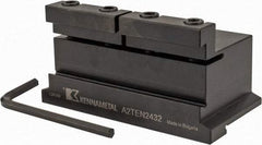 Kennametal - Tool Block Style A2TEN, 32mm Blade Height, 110mm OAL, 57.1mm OAH, Indexable Cutoff Blade Tool Block - 1-1/2" Shank Height, 1-1/2" Shank Width, Reversible, Series A2 Cut-Off - Top Tool & Supply