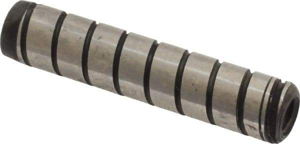 Holo-Krome - 5/16" Diam x 1-1/2" Pin Length 4000 Alloy Steel Pull Out Dowel Pin - Black Luster Finish, C 47-58 & C 60 (Surface) Hardness, 1 Beveled & 1 Threaded End - Top Tool & Supply