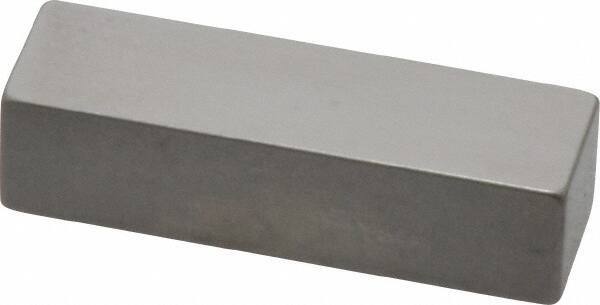 Mitutoyo - 0.3" Rectangular Steel Gage Block - Accuracy Grade 0, Includes Certificate of Inspection - Top Tool & Supply