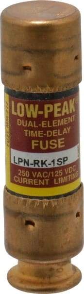 Cooper Bussmann - 125 VDC, 250 VAC, 1 Amp, Time Delay General Purpose Fuse - Fuse Holder Mount, 50.8mm OAL, 100 at DC, 300 at AC (RMS) kA Rating, 9/16" Diam - Top Tool & Supply