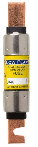 Cooper Bussmann - 250 VAC/VDC, 300 Amp, Time Delay General Purpose Fuse - Bolt-on Mount, 8-5/8" OAL, 100 at DC, 300 at AC (RMS) kA Rating, 2-1/16" Diam - Top Tool & Supply