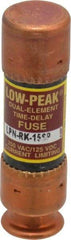 Cooper Bussmann - 125 VDC, 250 VAC, 15 Amp, Time Delay General Purpose Fuse - Fuse Holder Mount, 50.8mm OAL, 100 at DC, 300 at AC (RMS) kA Rating, 9/16" Diam - Top Tool & Supply