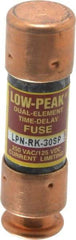 Cooper Bussmann - 125 VDC, 250 VAC, 30 Amp, Time Delay General Purpose Fuse - Fuse Holder Mount, 50.8mm OAL, 100 at DC, 300 at AC (RMS) kA Rating, 9/16" Diam - Top Tool & Supply