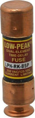 Cooper Bussmann - 125 VDC, 250 VAC, 8 Amp, Time Delay General Purpose Fuse - Fuse Holder Mount, 50.8mm OAL, 100 at DC, 300 at AC (RMS) kA Rating, 9/16" Diam - Top Tool & Supply