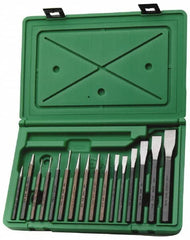 SK - 16 Piece Punch & Chisel Set - Top Tool & Supply