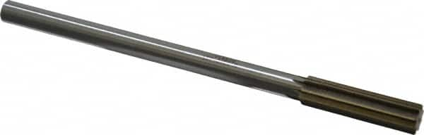 Interstate - 0.539" High Speed Steel Chucking Reamer - Top Tool & Supply