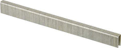 Porter-Cable - 1/2" Long x 1/4" Wide, 18 Gauge Narrow Crown Construction Staple - Grade 2 Steel, Galvanized Finish - Top Tool & Supply