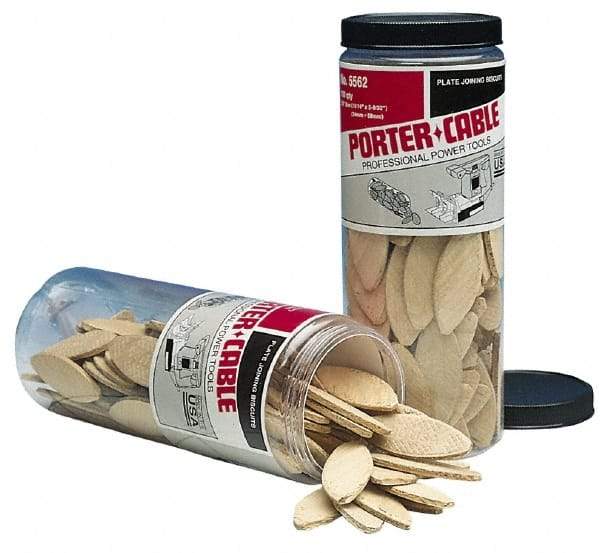 Porter-Cable - Size FF Biscuits - 150 Pieces, Tube - Top Tool & Supply