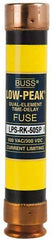 Cooper Bussmann - 300 VDC, 600 VAC, 50 Amp, Time Delay General Purpose Fuse - Fuse Holder Mount, 5-1/2" OAL, 100 at DC, 300 at AC (RMS) kA Rating, 1-1/16" Diam - Top Tool & Supply