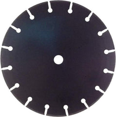 Disston - 12" Diam, 3/4 & 1" Arbor Hole Diam, Wet & Dry Cut Saw Blade - Tungsten Carbide-Tipped, Standard Round Arbor - Top Tool & Supply