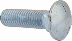 Value Collection - 5/8-11 UNC 2-1/4" Length Under Head, Standard Square Neck, Carriage Bolt - Grade 5 Steel, Zinc-Plated Finish - Top Tool & Supply