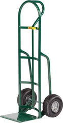 Little Giant - 800 Lb Capacity 49" OAH Hand Truck - 12 x 14" Base Plate, Loop Handle, Steel, Full Pneumatic Wheels - Top Tool & Supply