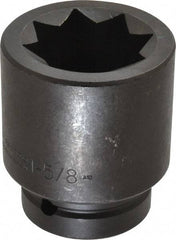 Proto - 1" Drive 1-5/8" Impact Socket - 8 Points, 3-1/2" OAL - Top Tool & Supply