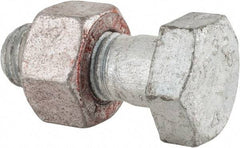 Value Collection - 3/4-10 Thread, 2" Length Under Head, Steel Hex Head Bolt - Hot Dipped Galvanized Coated, UNC Thread, ASTM A325 - Top Tool & Supply