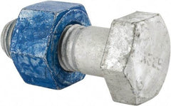 Value Collection - 3/4-10 Thread, 2-1/4" Length Under Head, Steel Hex Head Bolt - Hot Dipped Galvanized Coated, UNC Thread, ASTM A325 - Top Tool & Supply