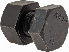 Value Collection - 3/4-10 Thread, 1-1/2" Length Under Head, Steel Hex Head Bolt - Uncoated, UNC Thread, ASTM A490 - Top Tool & Supply