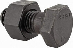 Value Collection - 3/4-10 Thread, 2" Length Under Head, Steel Hex Head Bolt - Uncoated, UNC Thread, ASTM A490 - Top Tool & Supply